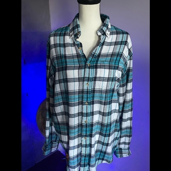 boca Tops - Boca Plaid flannel shirt
